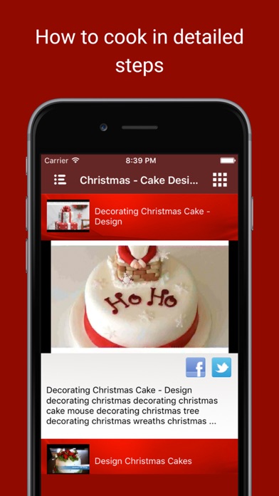 Delicious Christmas Cake Bakery Food Recipe Videos Screenshots