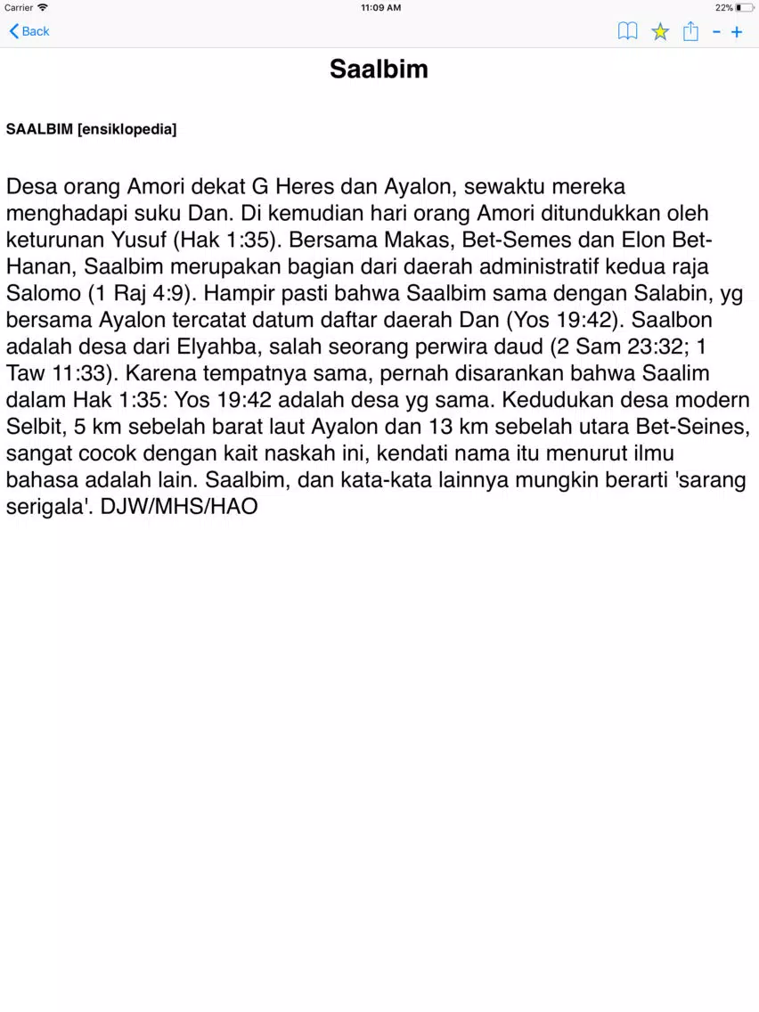 Kamus Alkitab Bahasa Indonesia iPad Screenshots