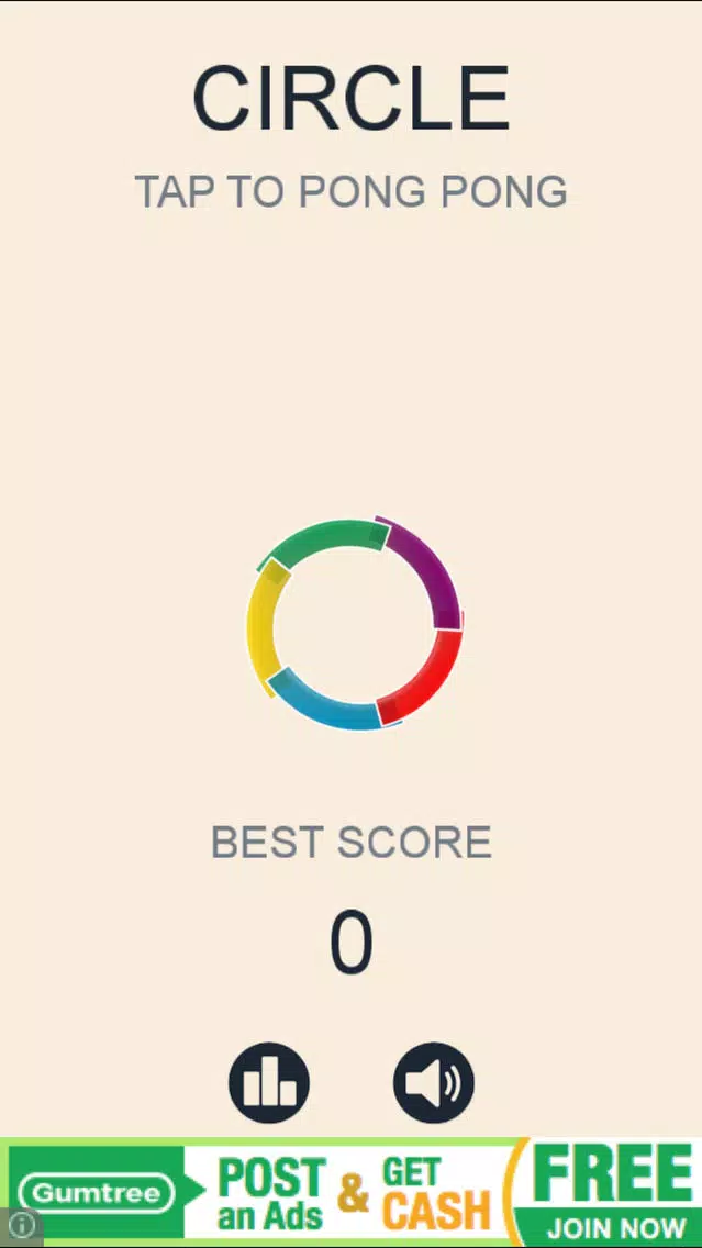 Tangkapan skrin Circle Pong Pong