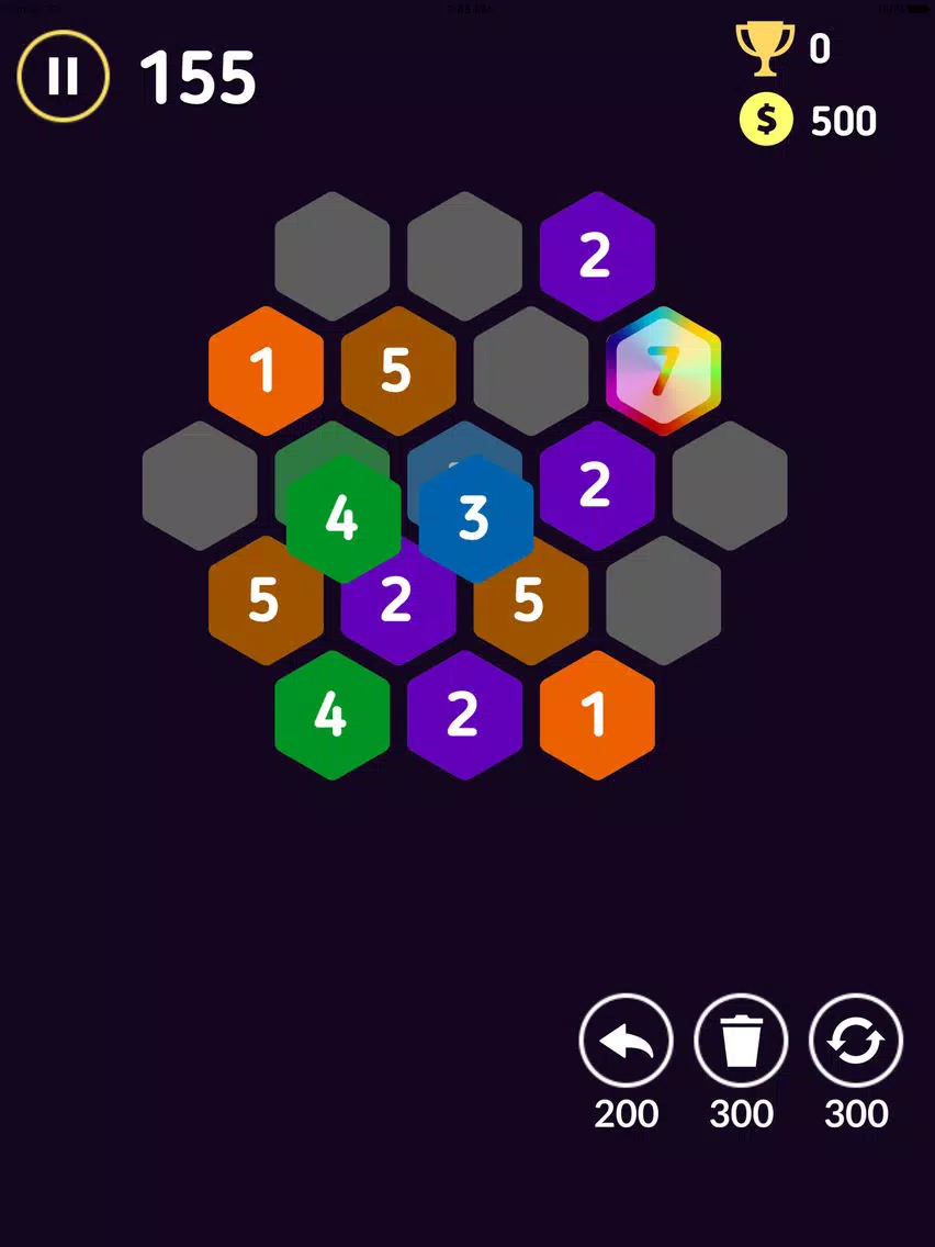 Hexa7 - hexa block puzzle iPad Screenshots