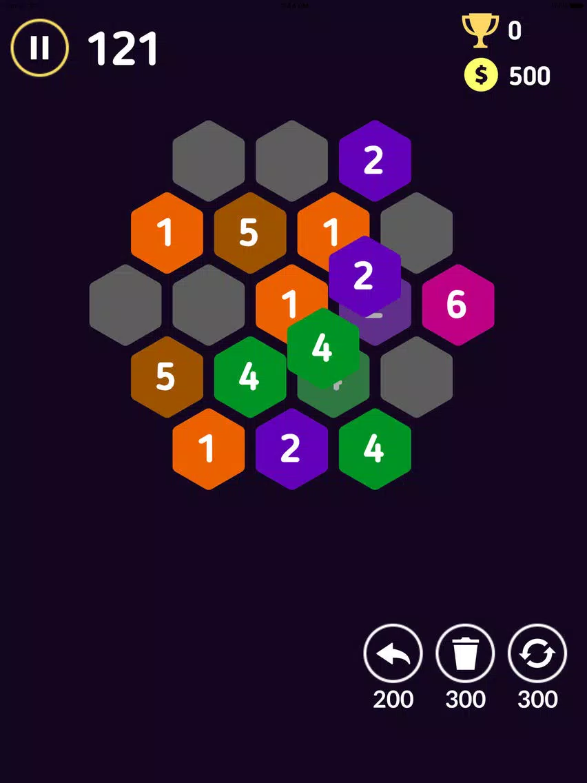 Hexa7 - hexa block puzzle iPad Screenshots