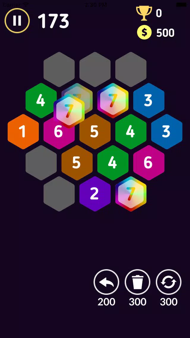 Hexa7 - hexa block puzzle Screenshots