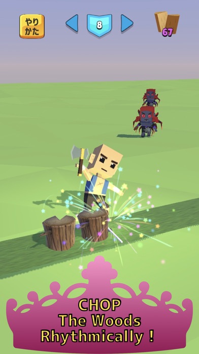 Capturas de pantalla de Chop Wood Drummer