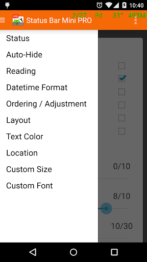 Status Bar Mini Pro Screenshots