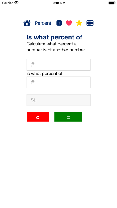 Percent Calculators Screenshots
