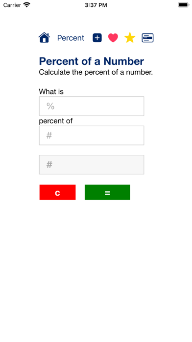 Percent Calculators Screenshots