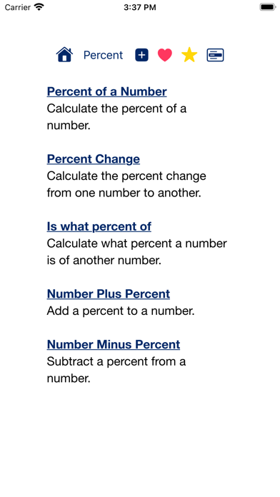 Percent Calculators Screenshots