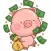 Piggy Payday Stickers