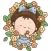 Spring Girl Stickers