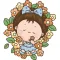Spring Girl Stickers