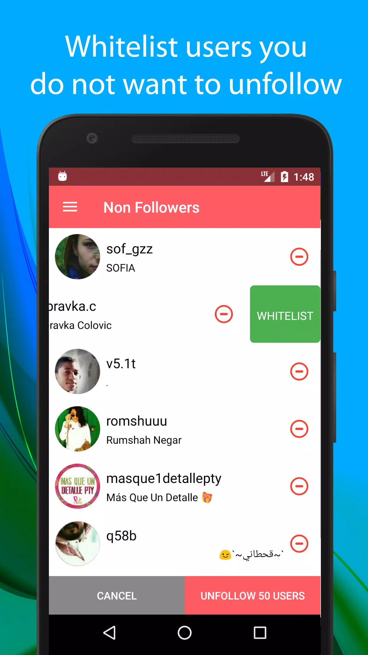 Unfollow Pro Screenshots