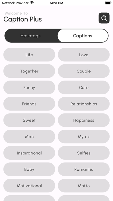 in Tags - Hashtags generator Screenshots