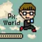 pixel art world - jump action game
