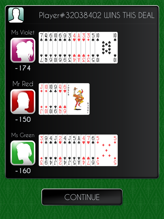 Rummy Multiplayer - Card Game iPad Screenshots