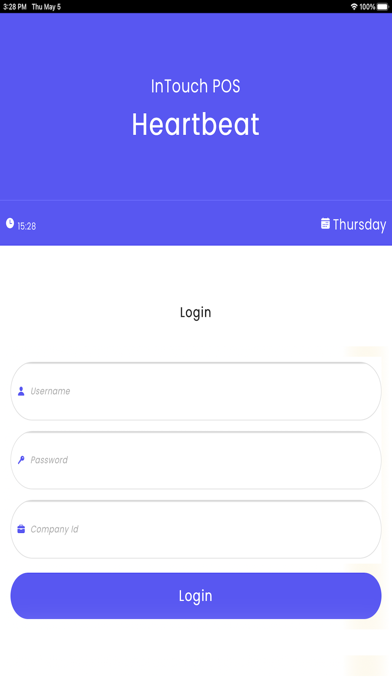 InTouchPOS Heartbeat Screenshots