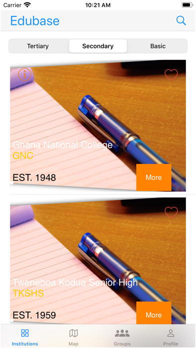 Edubase | Schools & Colleges Screenshots