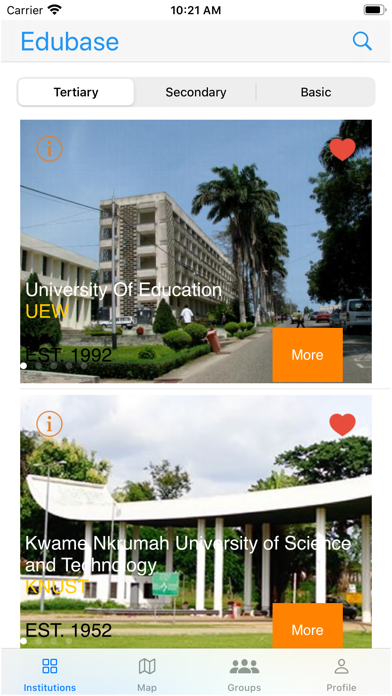 Edubase | Schools & Colleges Screenshots
