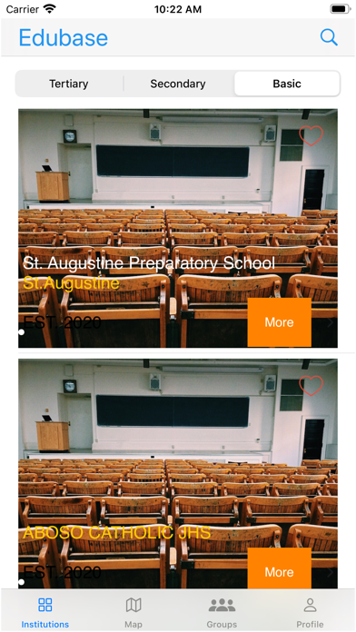 Edubase | Schools & Colleges Screenshots