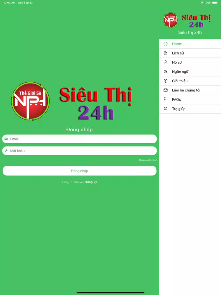 Siêu thị 24h iPad 应用截图