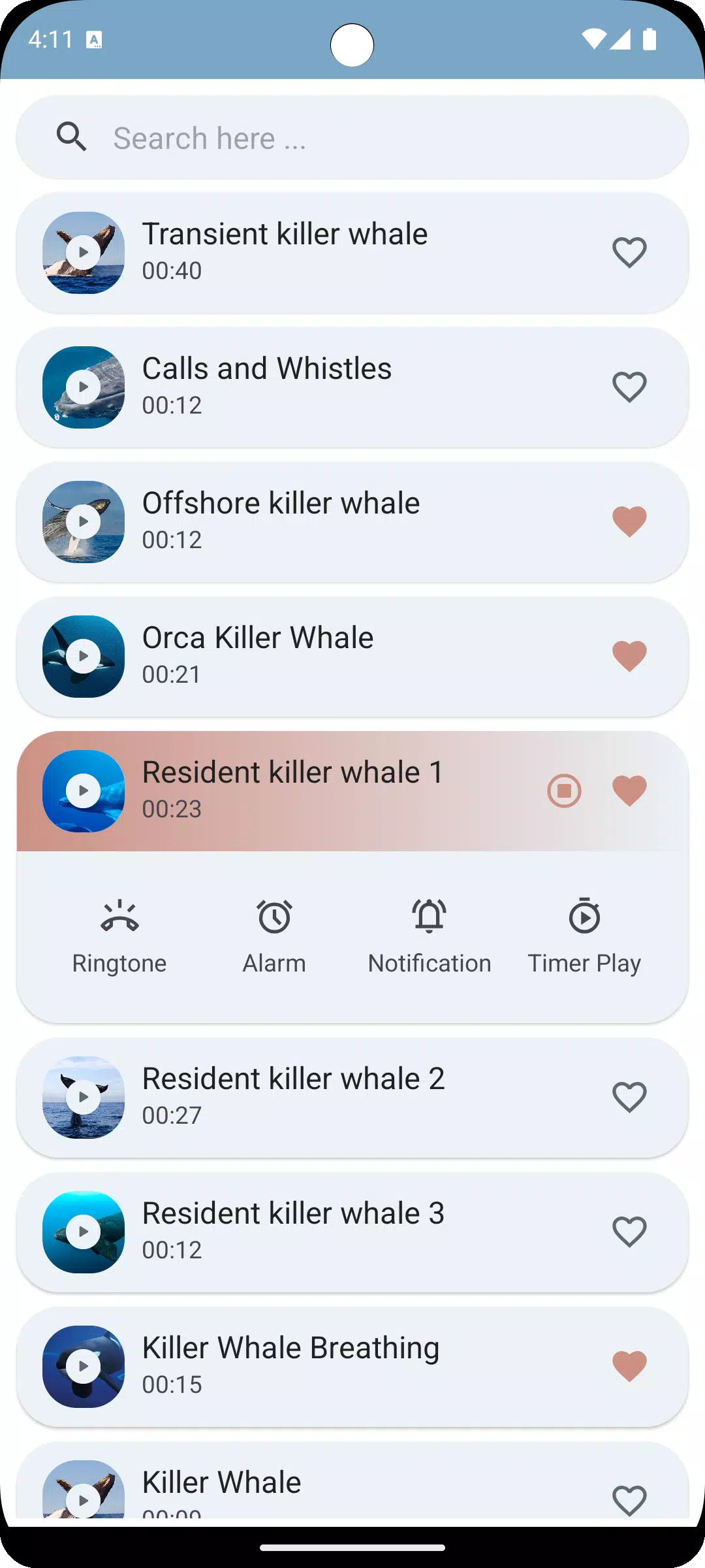 Whale Sounds Screenshots