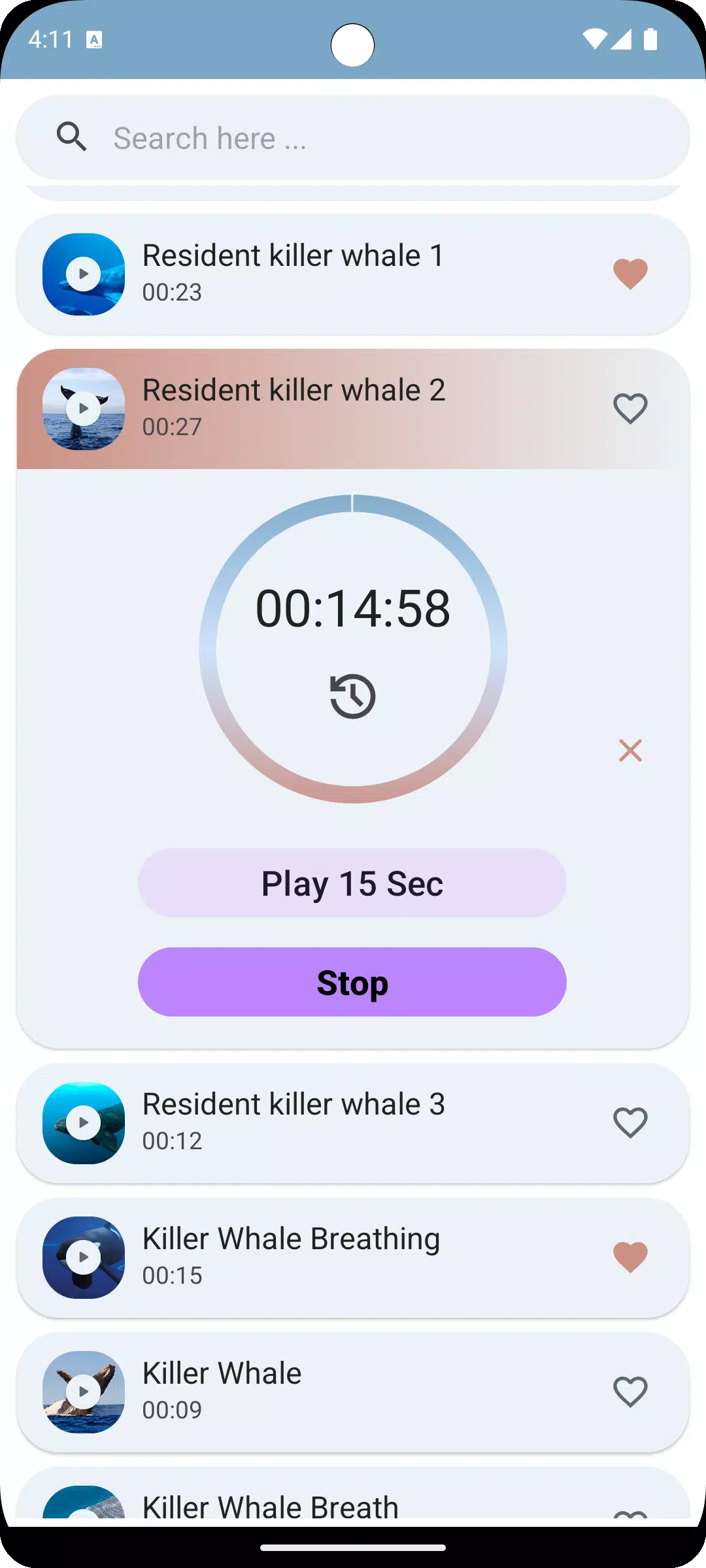 Whale Sounds Screenshots