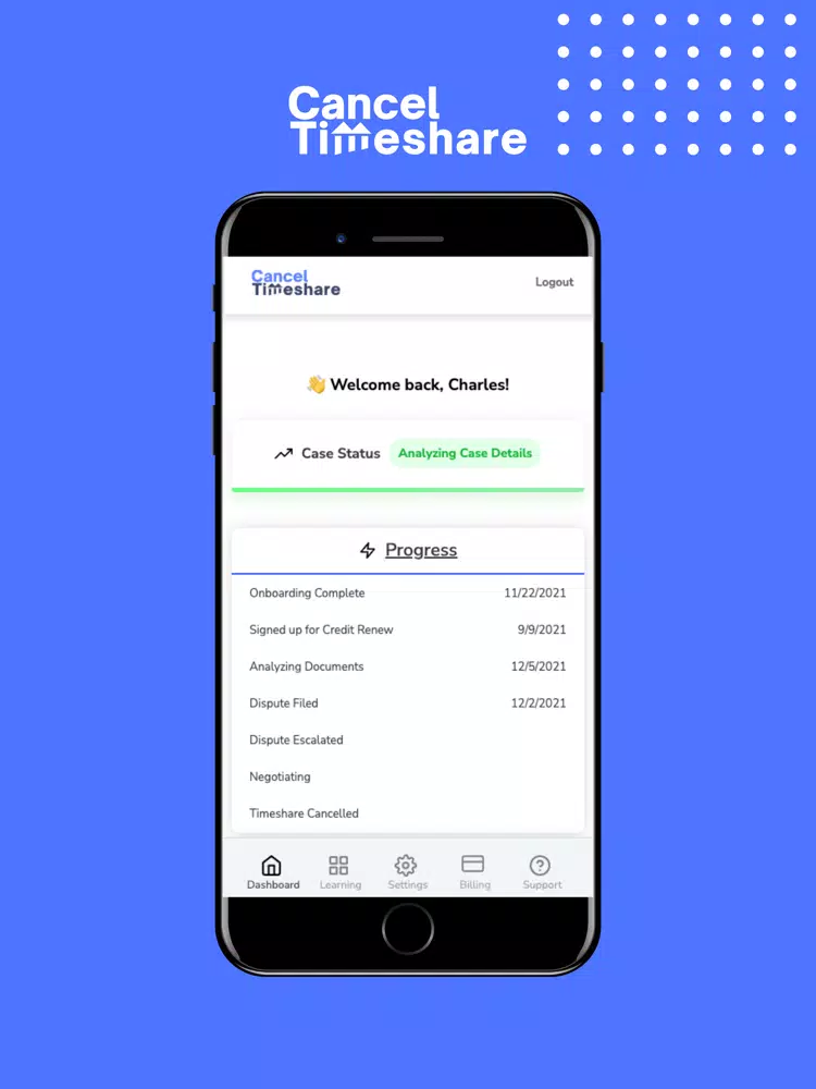 Cancel Timeshare iPad Screenshots