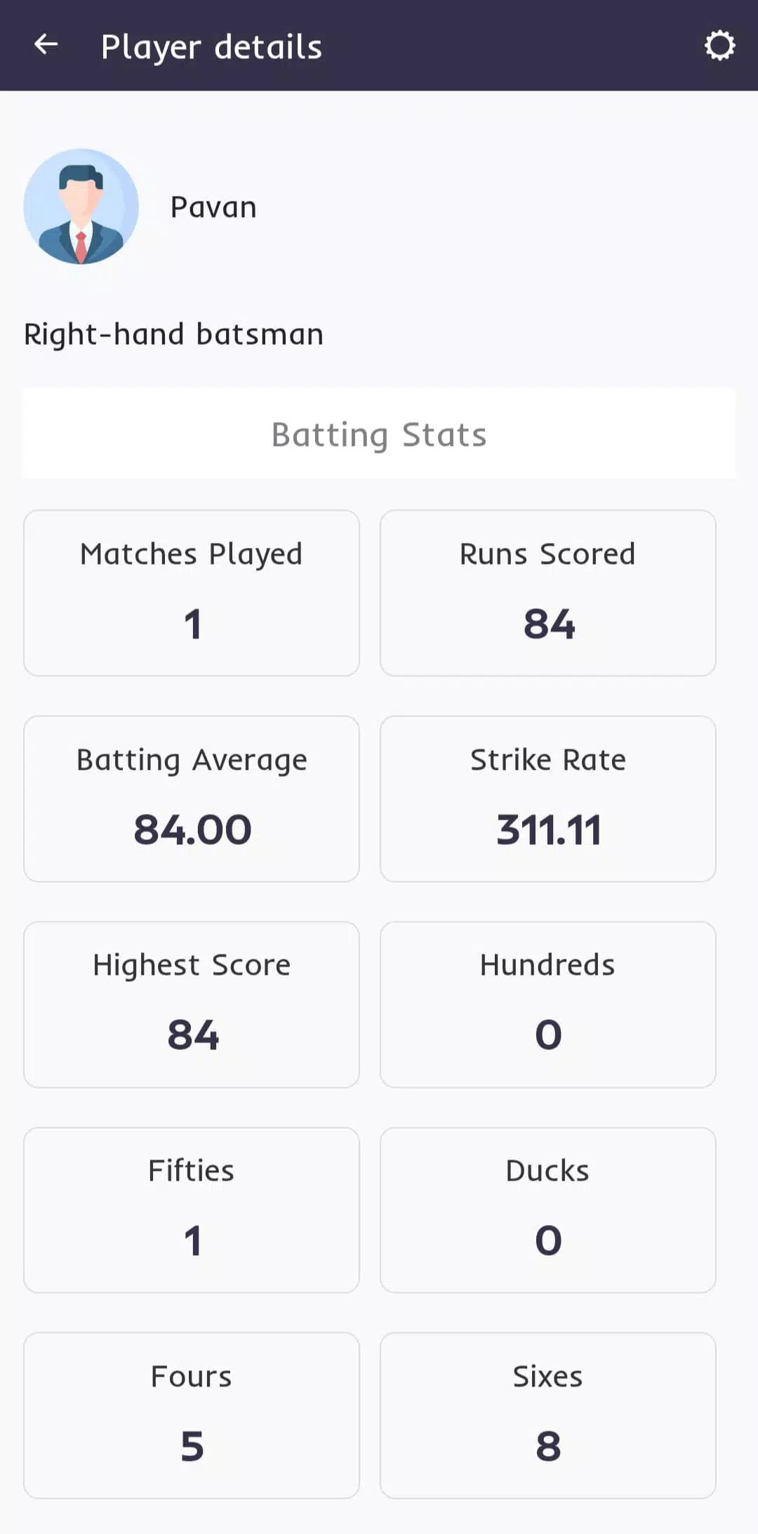 Cricscorer Screenshots