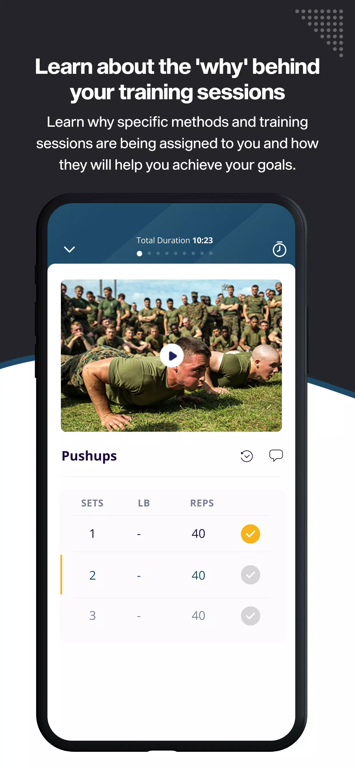 Building the Elite Training Screenshots