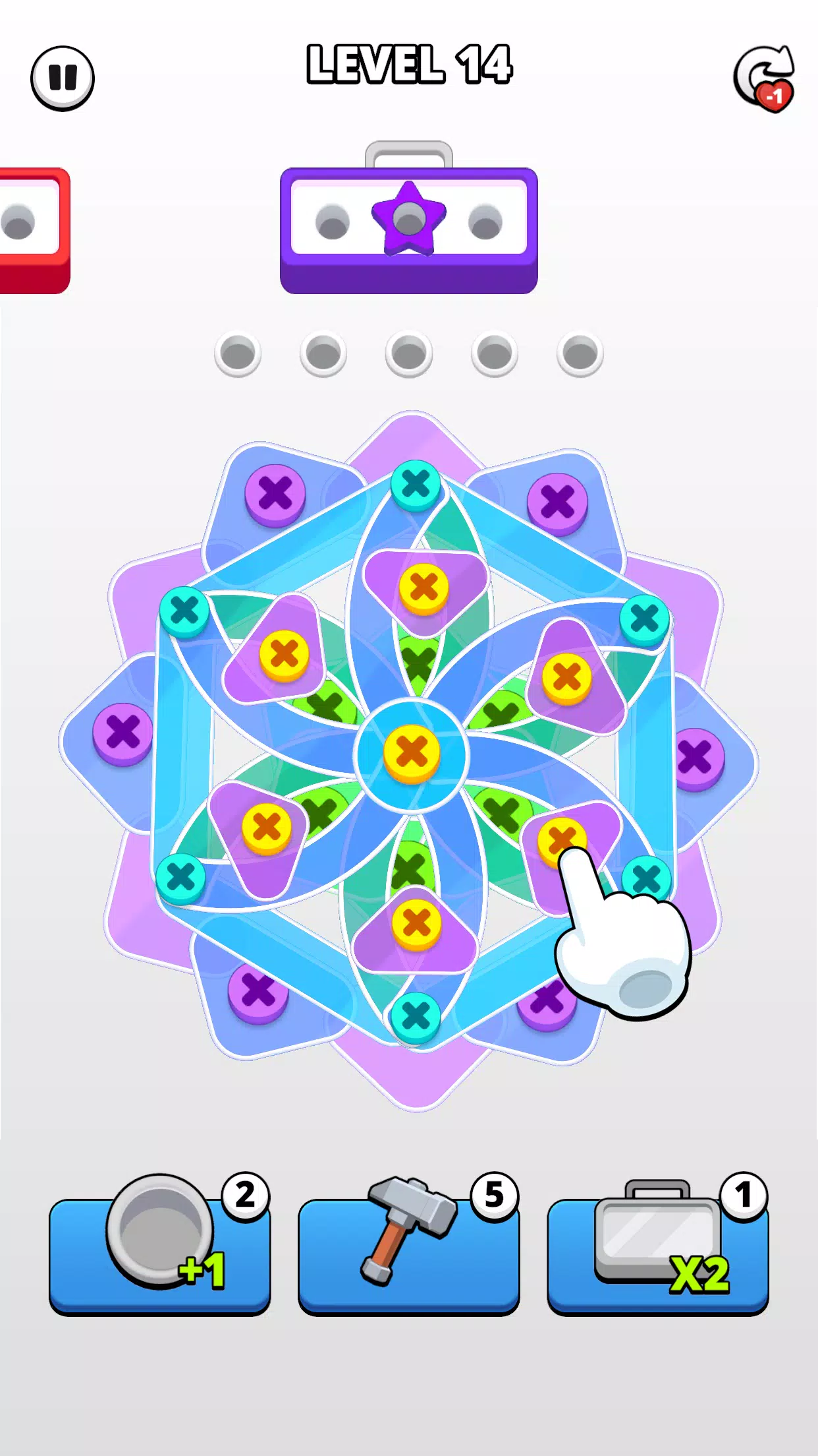 Puzzle Screw・Nuts & Bolts Game Screenshots