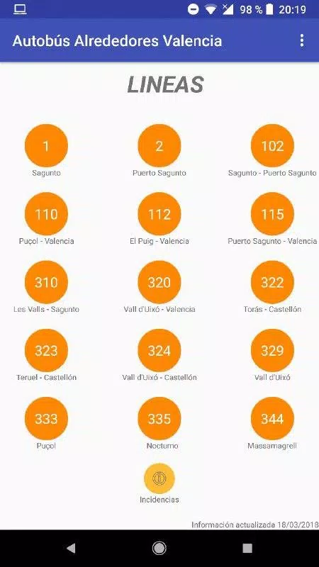 Bus Valencia Alrededores (Puer Screenshots