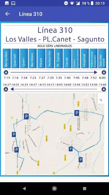 Bus Valencia Alrededores (Puer Screenshots