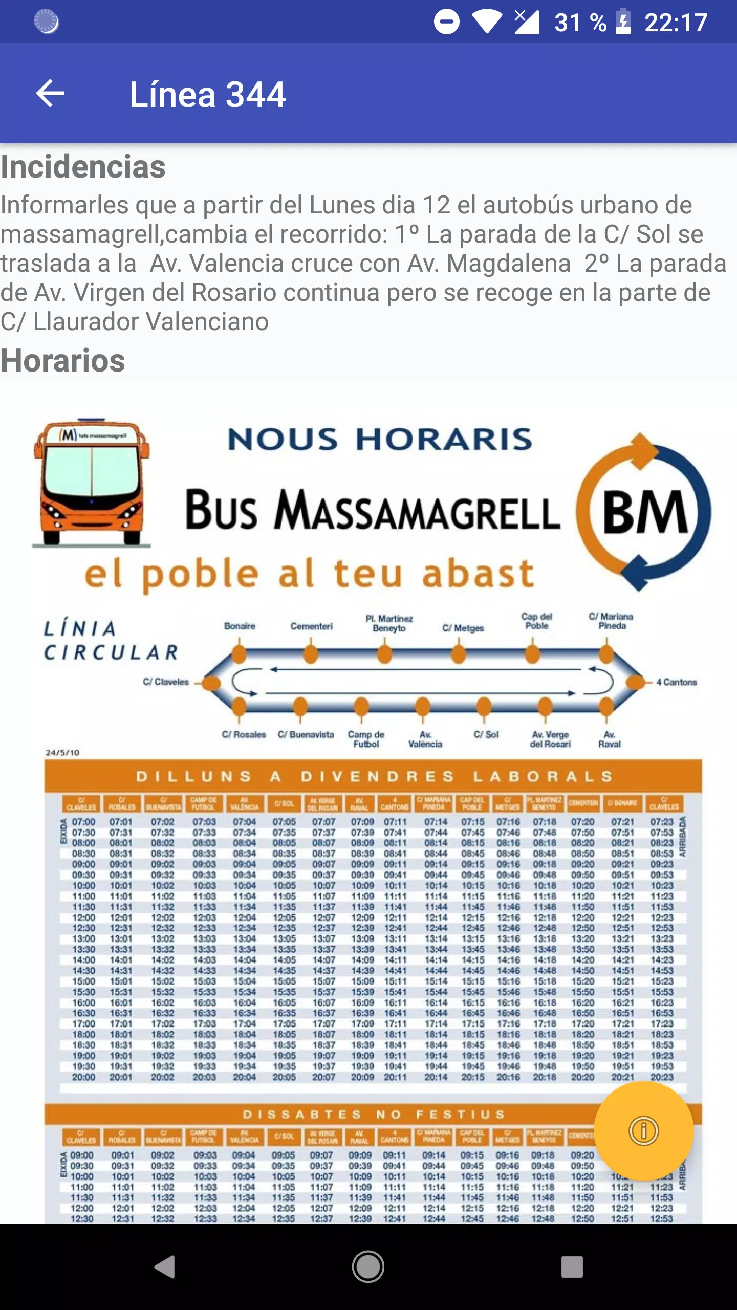 Bus Valencia Alrededores (Puer Screenshots
