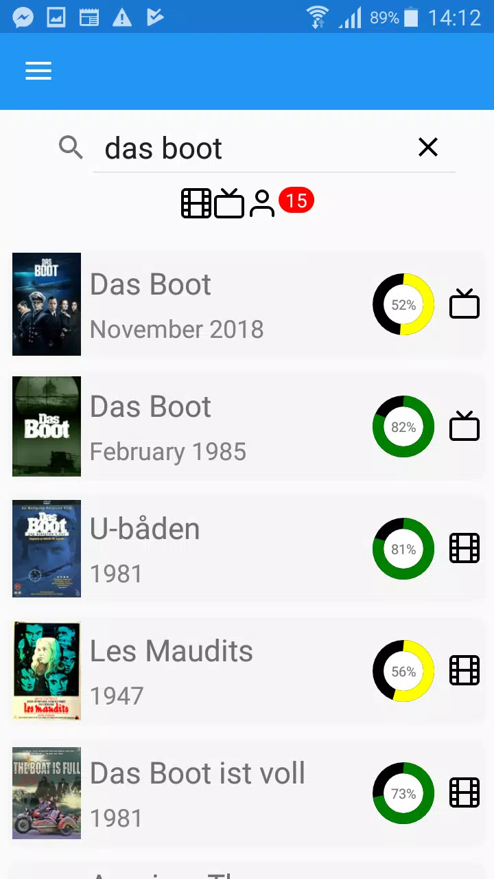 Screen Search Screenshots