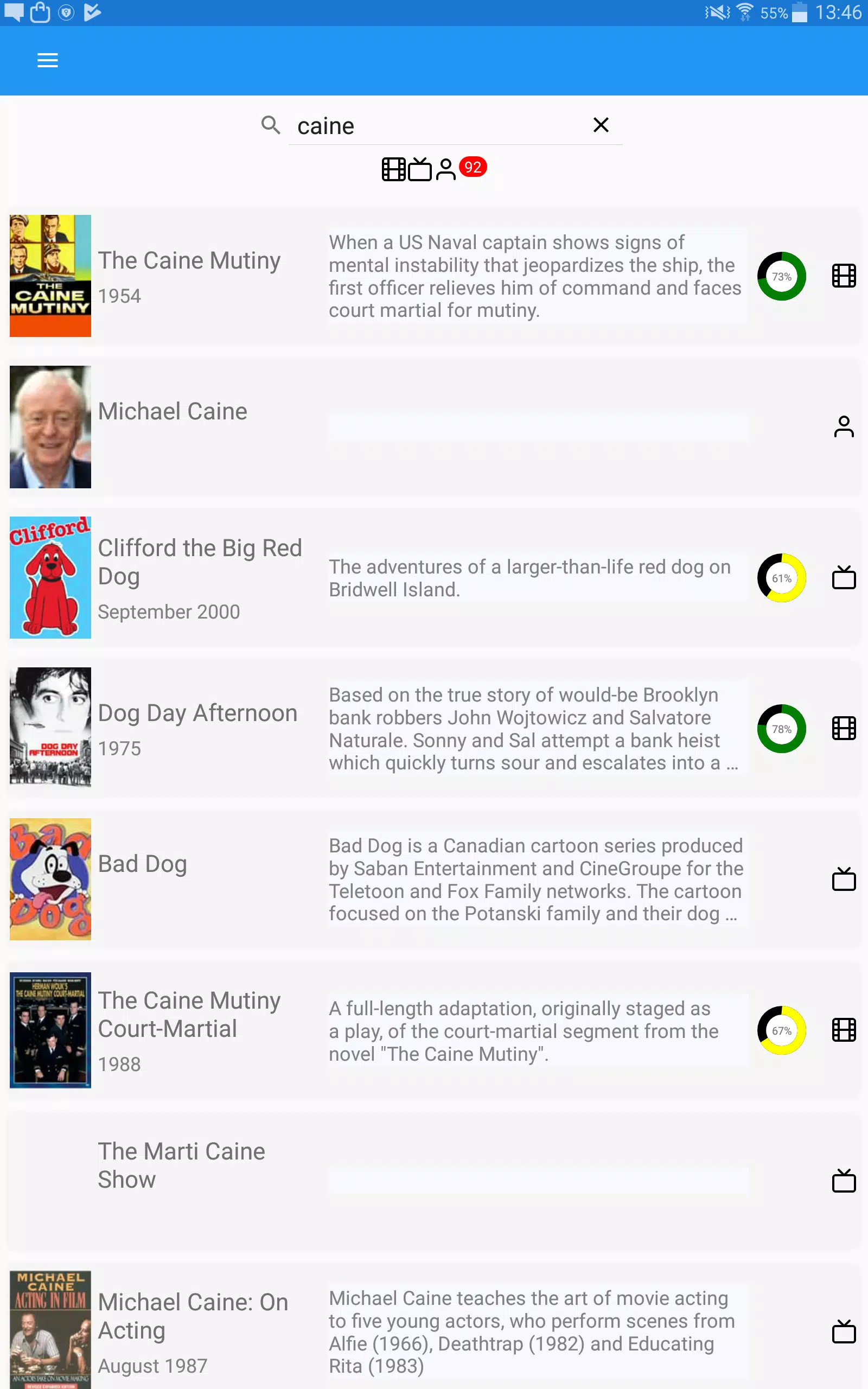 Screen Search Screenshots