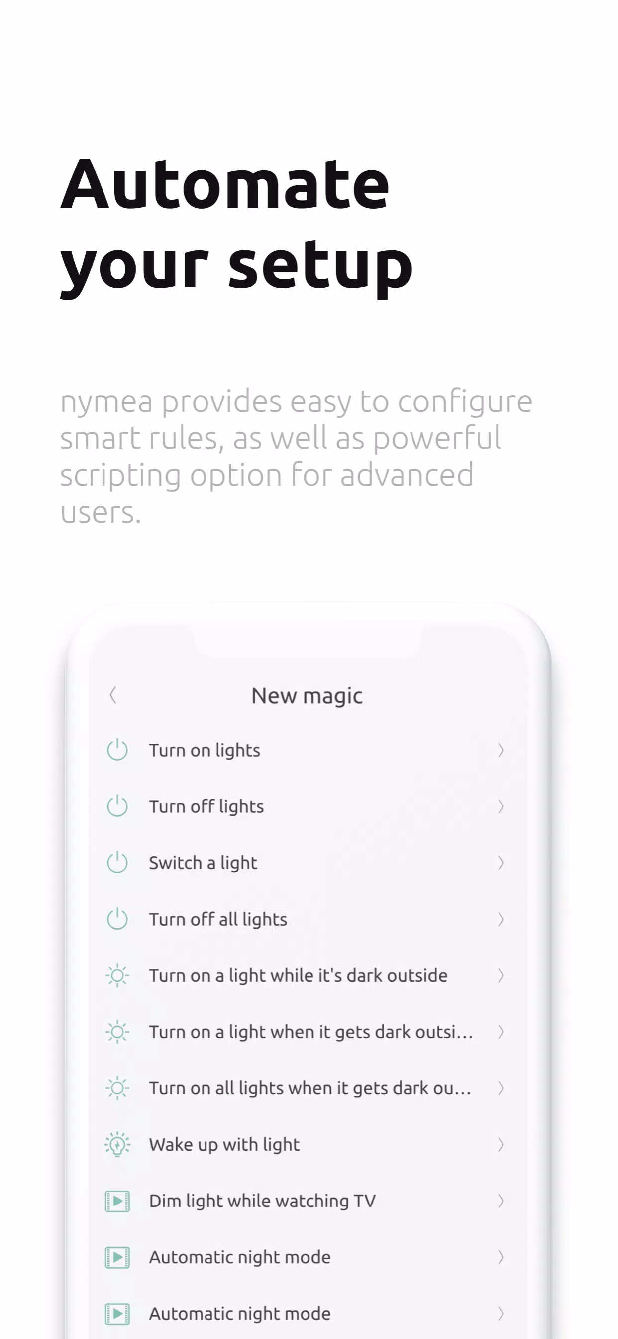 nymea:app Screenshots