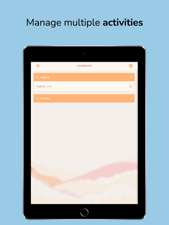 Hit Click Counter: Manage Life iPad Screenshots