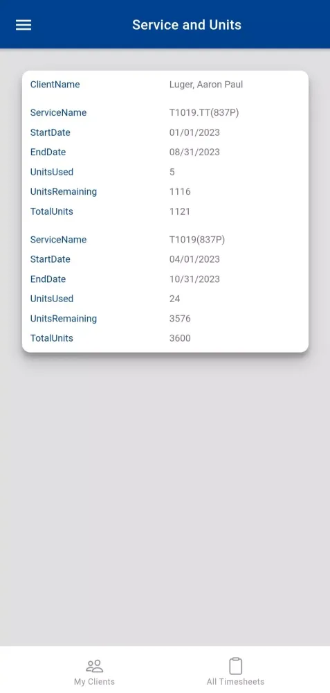 AllCare EVV Screenshots