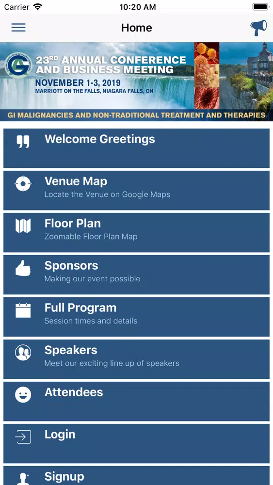 OAG 2019 Annual Conference Screenshots