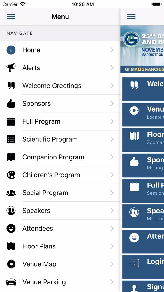OAG 2019 Annual Conference Screenshots