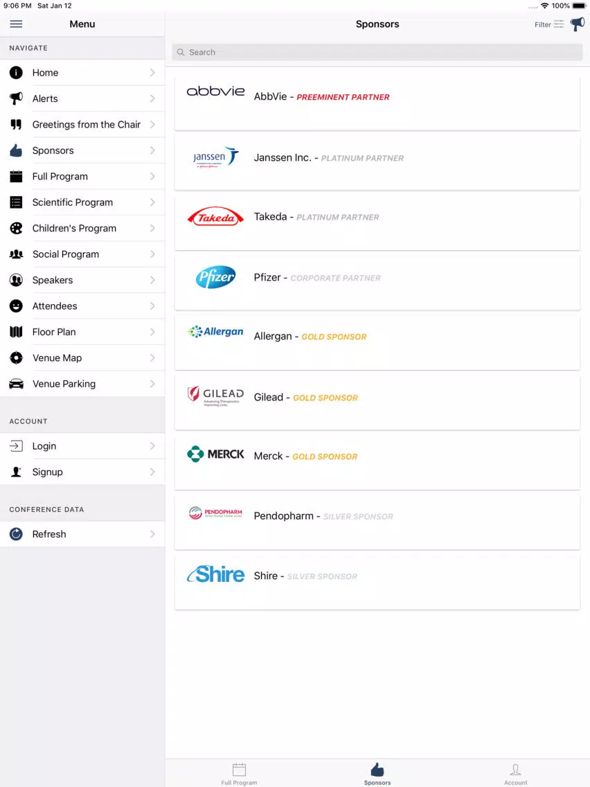 OAG 2019 Liver and IBD Review iPad Screenshots