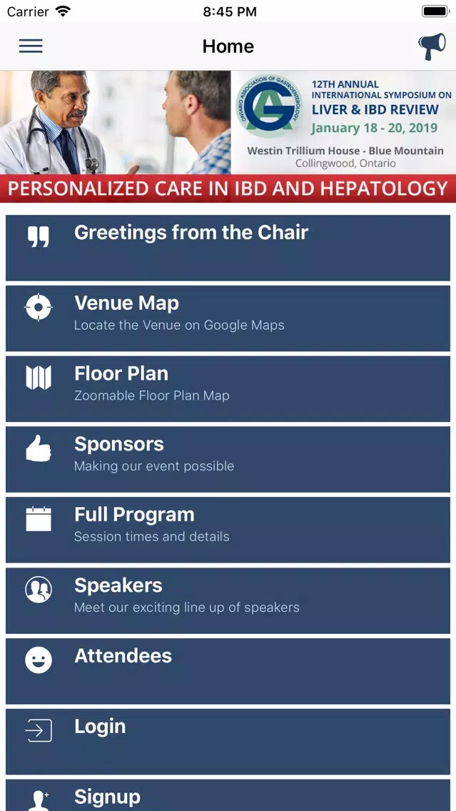 OAG 2019 Liver and IBD Review Screenshots