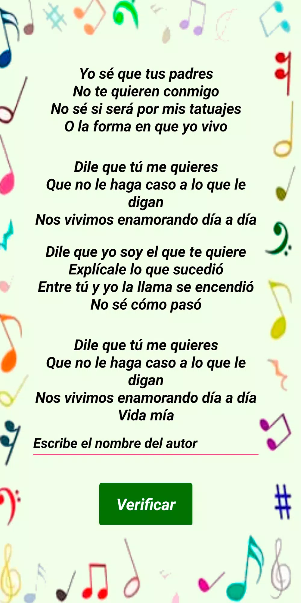 Conoces está canción Screenshots