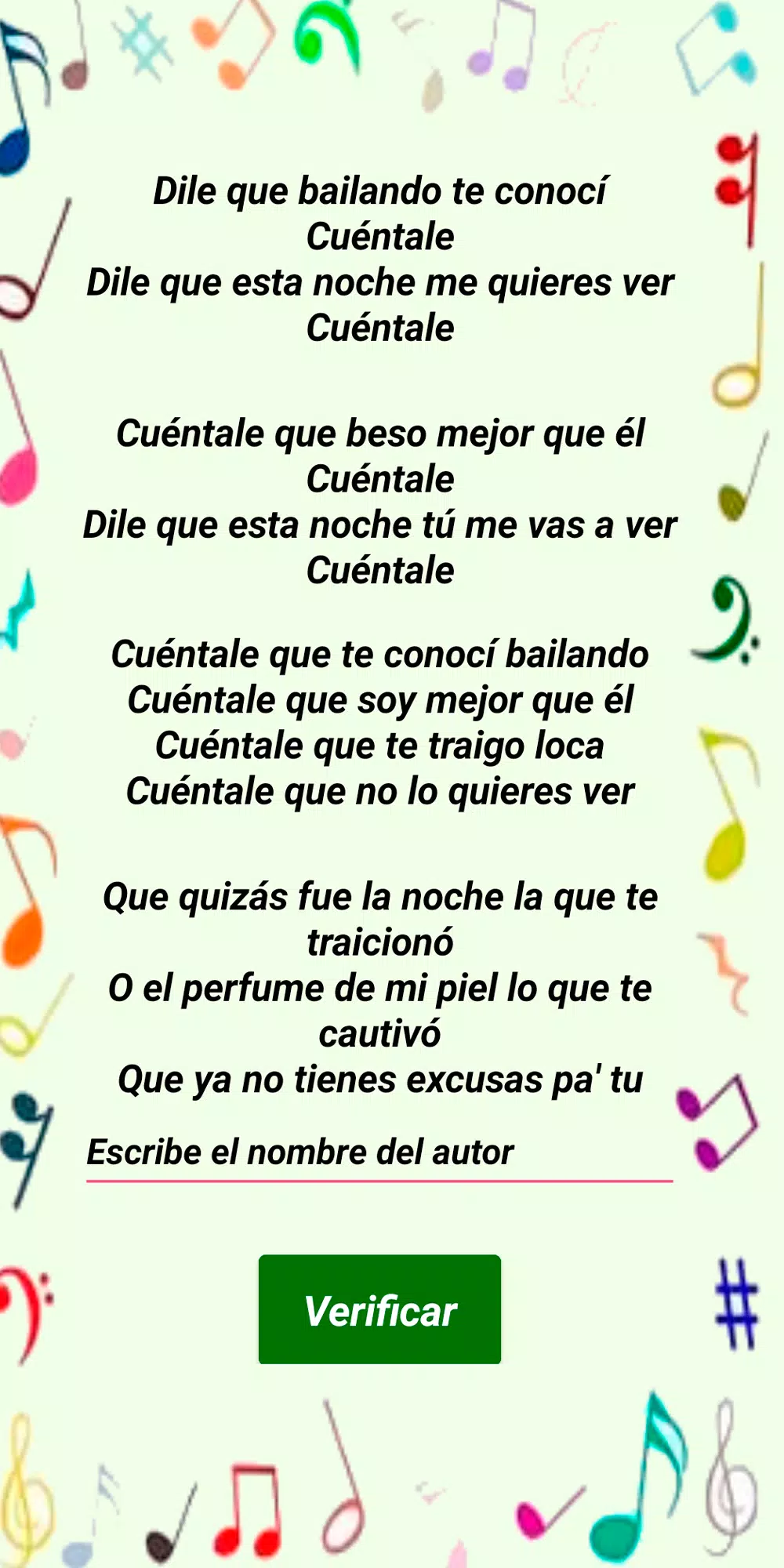 Conoces está canción Screenshots