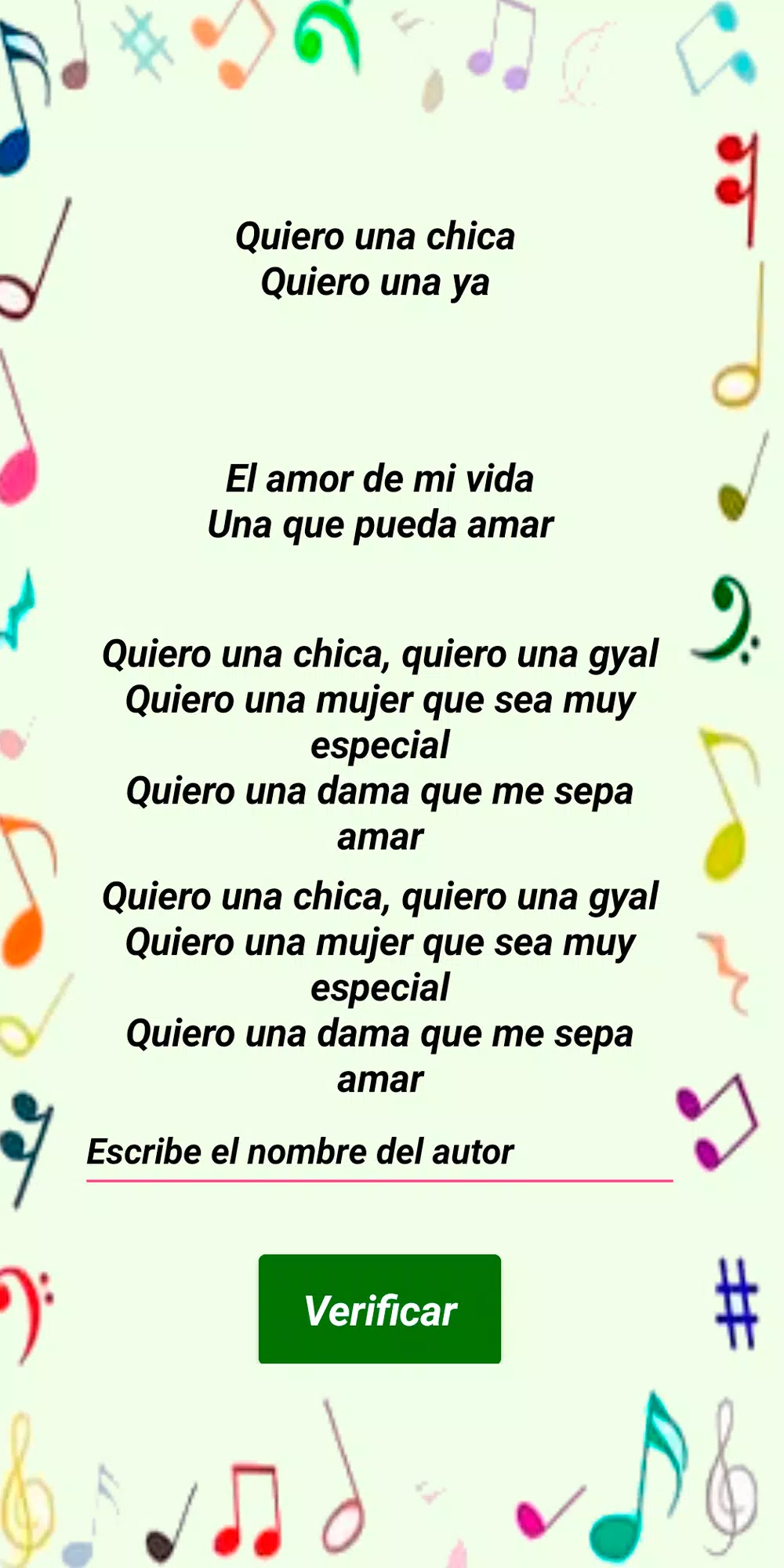 Conoces está canción Screenshots