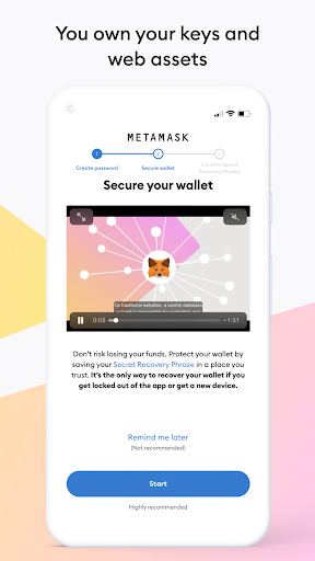 MetaMask スクリーンショット