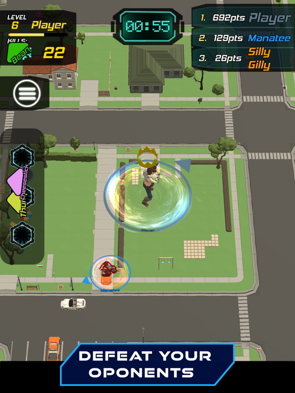 ภาพหน้าจอของ SciFi.io Robot Battle Game IO iPad 