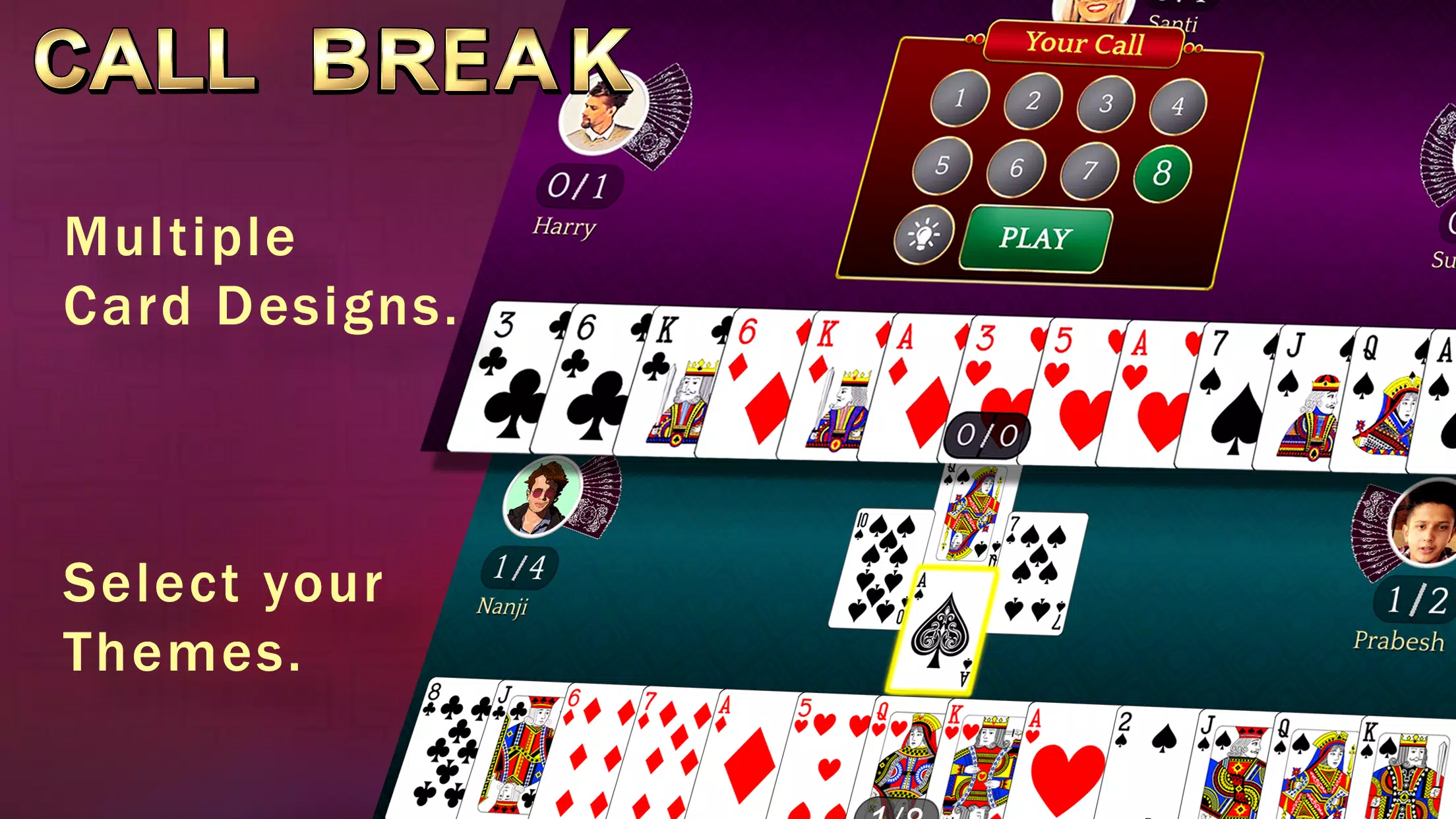 Callbreak, Ludo & 29 Card Game Screenshots