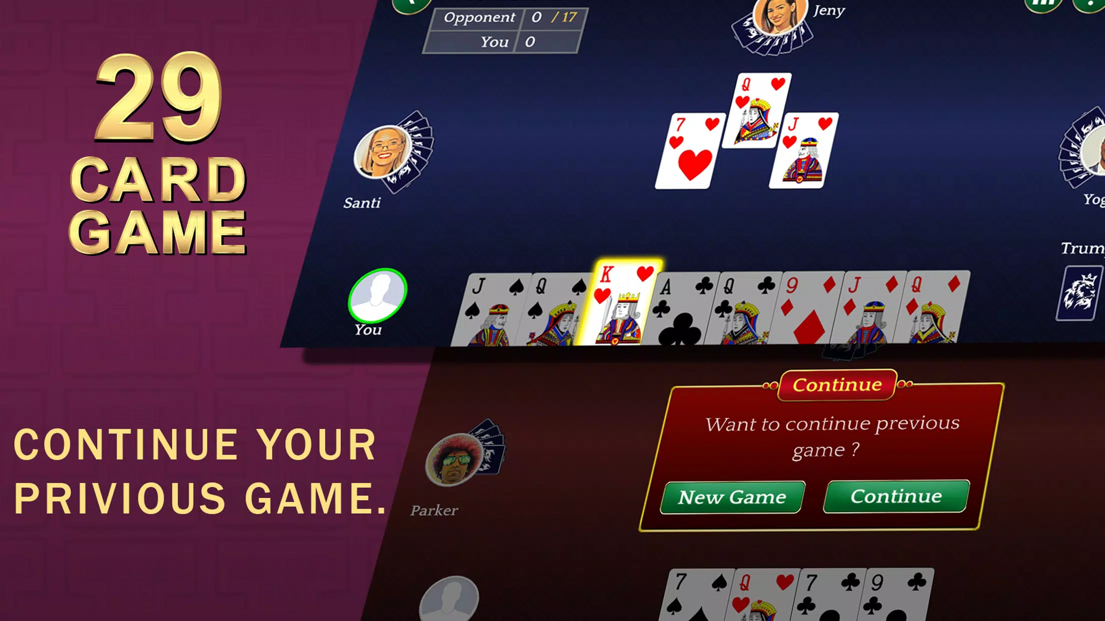 Callbreak, Ludo & 29 Card Game Screenshots
