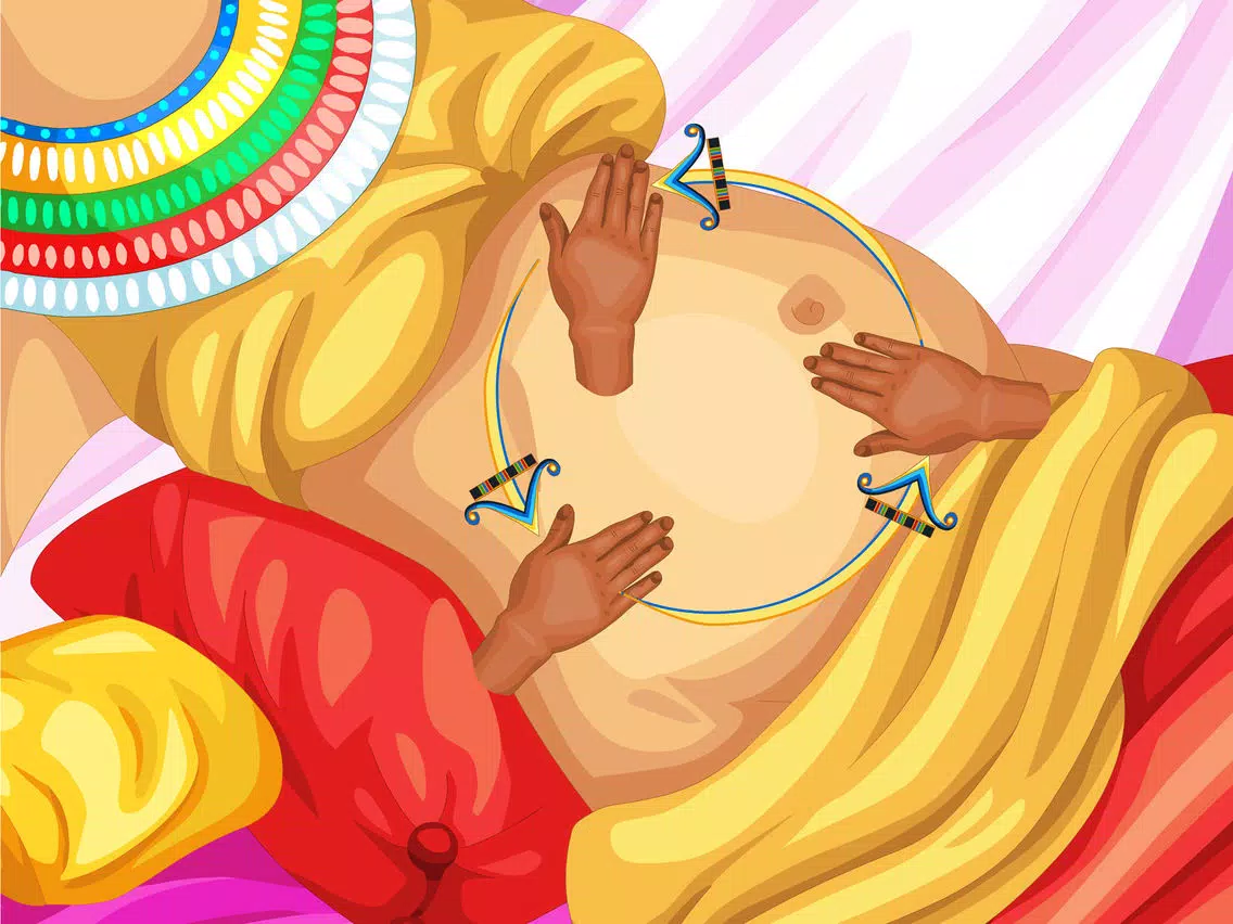 Cleopatra Gives Birth into water iPad Screenshots