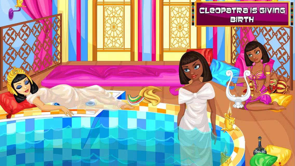 Cleopatra Gives Birth into water Screenshots